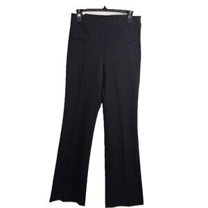 New Zara Women’s Small Black Pants Bootcut Trousers Dress Pants Heavy Side Zip